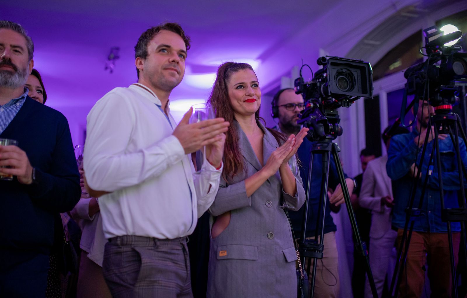 Imágenes de la presentación en Madrid del Festival de Huelva de Cine Iberoamericano