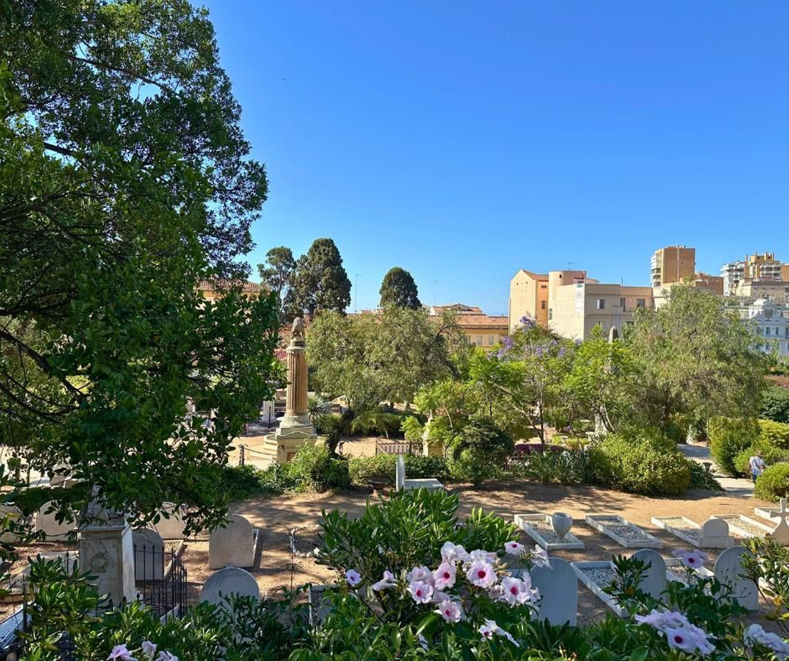 Foto de archivo del Cementerio Inglés de Málaga.