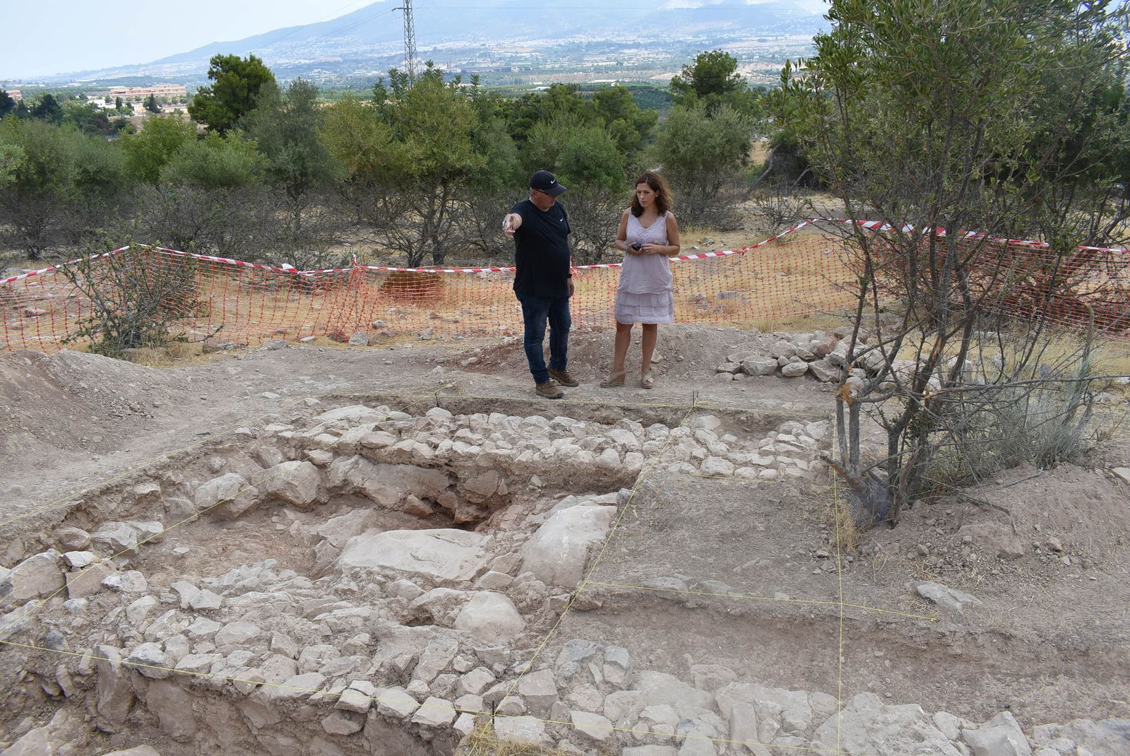 Excavaciones en la barriada de Torrealquería, en la localidad de Alhaurín de la Torre.