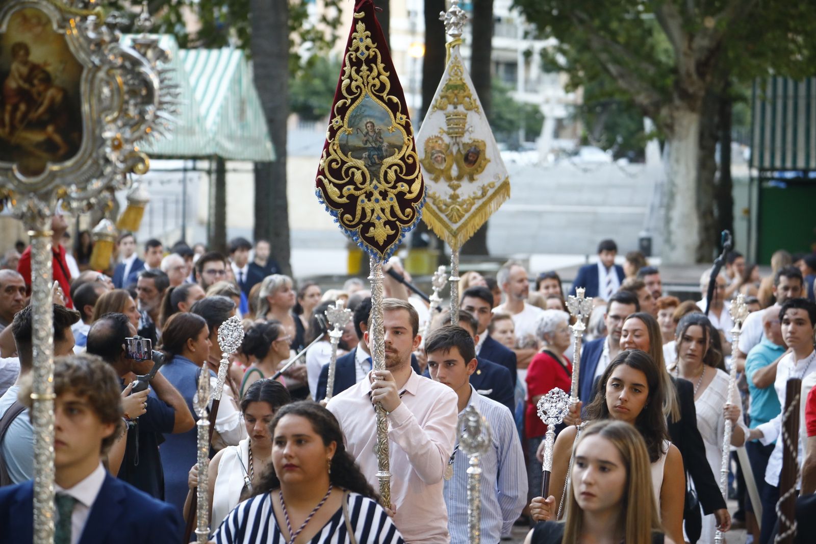 El traslado de la Virgen de la Fuensanta de Córdoba, en imágenes