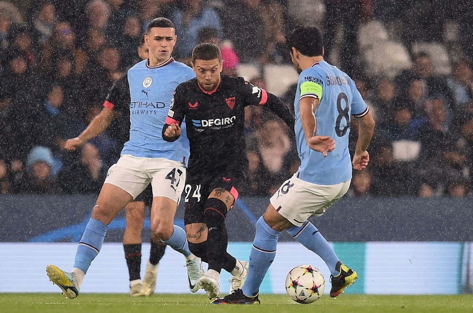 Las fotos del Manchester City-Sevilla de Champions