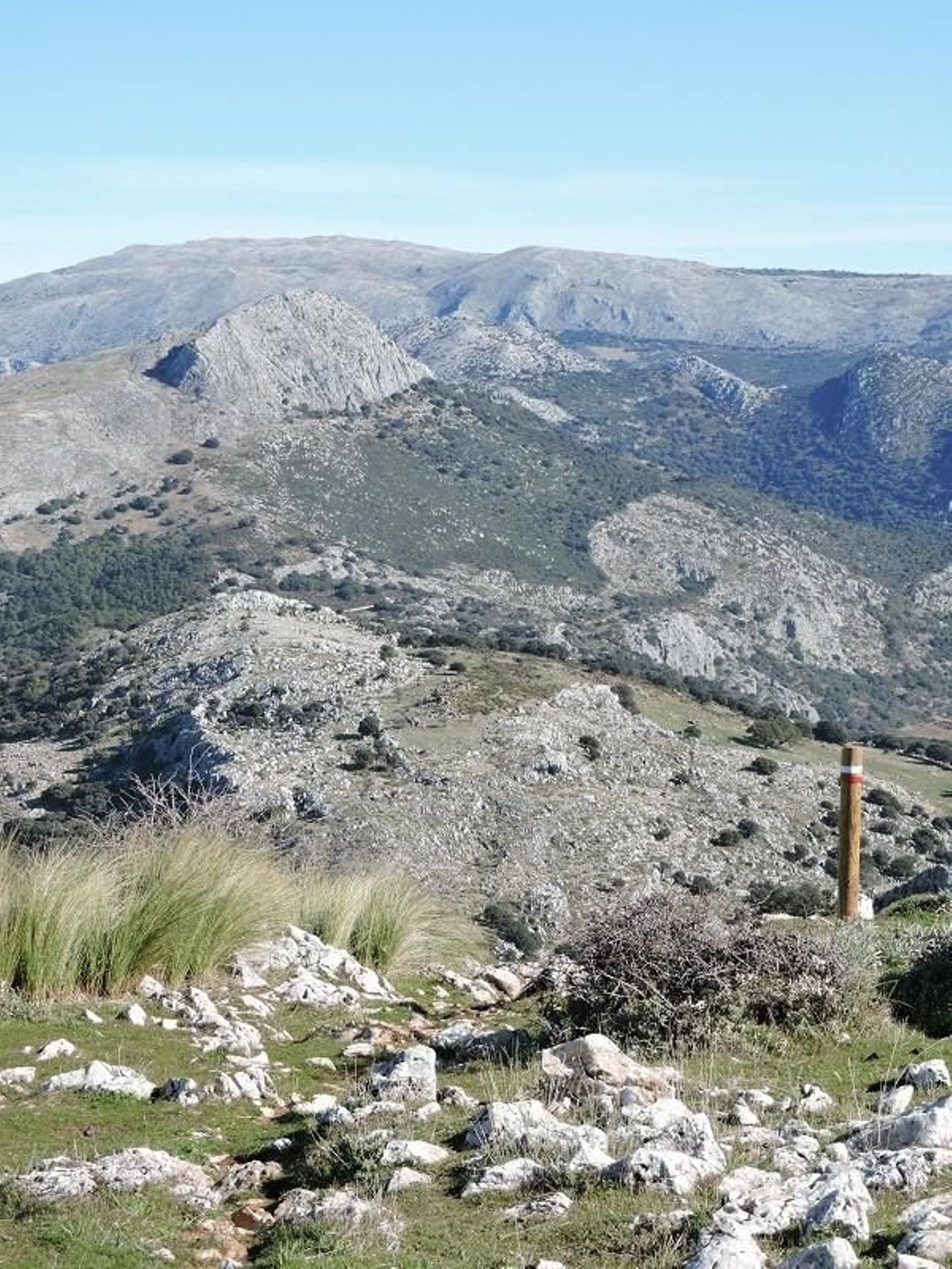 Salgamos por la Axarquía siguiendo rumbo norte.
