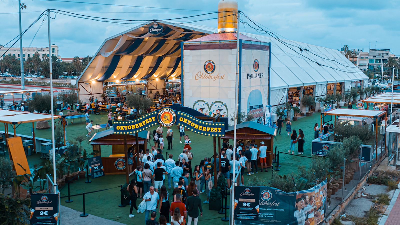 Recinto del Paulaner Oktoberfest.