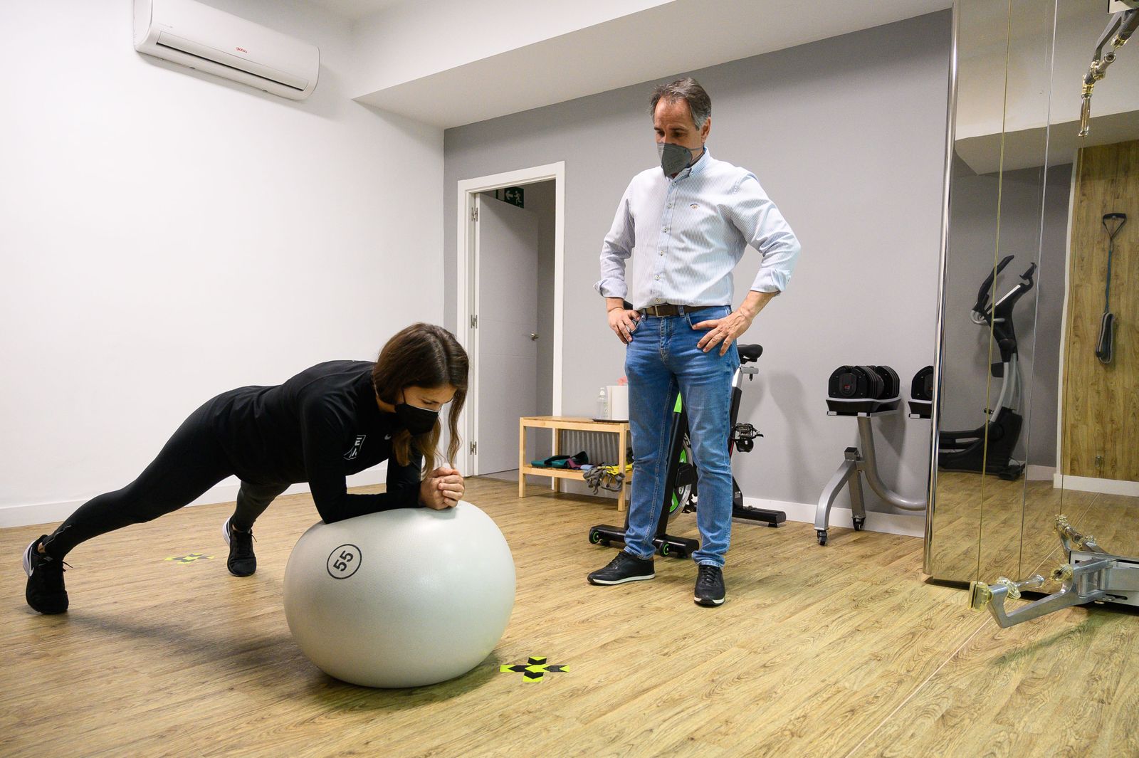 Visita del concejal.