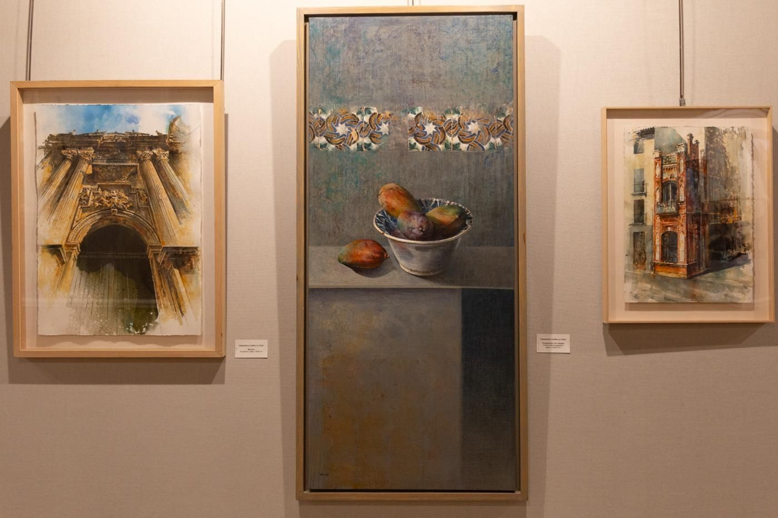 La exposición cuenta con obras de grandes firmas de artistas jienenses.