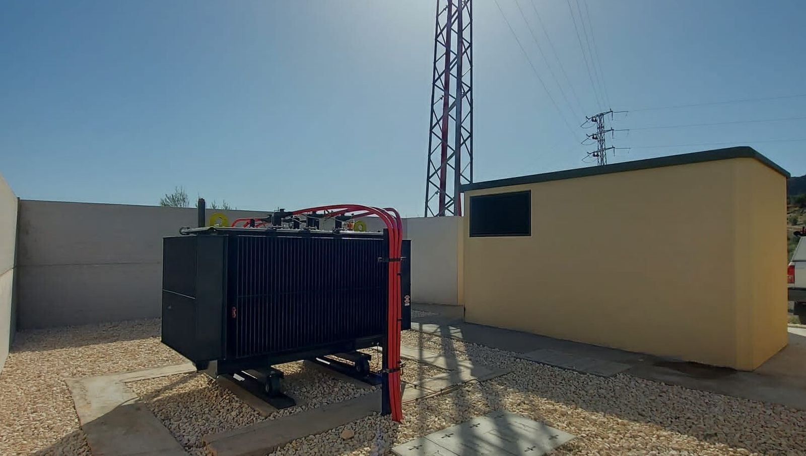 La nueva subestación de Endesa en Iznájar.