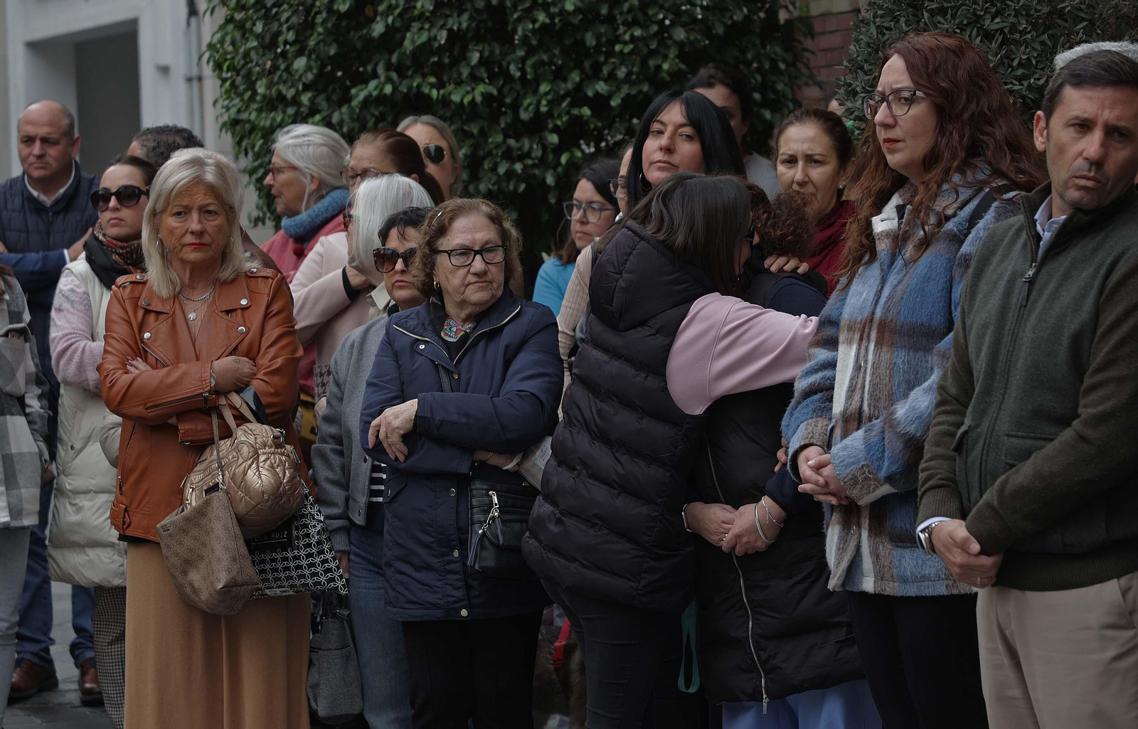 El minuto de silencio por Rocío, en imágenes