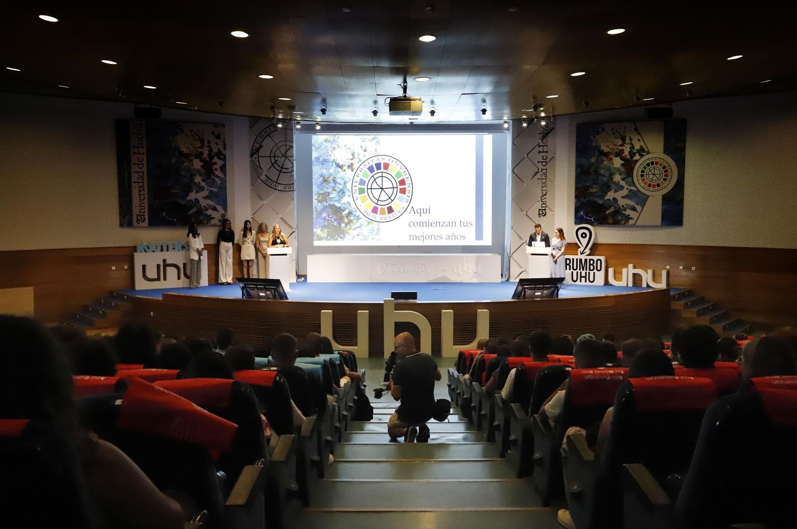 Imágenes de la vuelta a la Universidad de Huelva