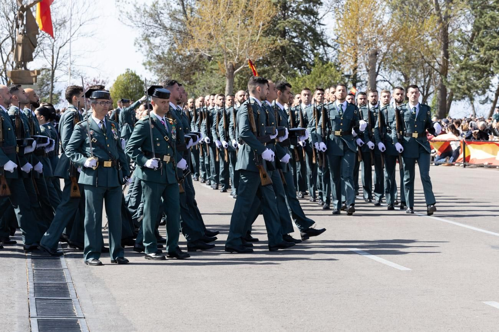 Jura de bandera de la 130ª promoción de guardias civiles de la Academia de Baeza