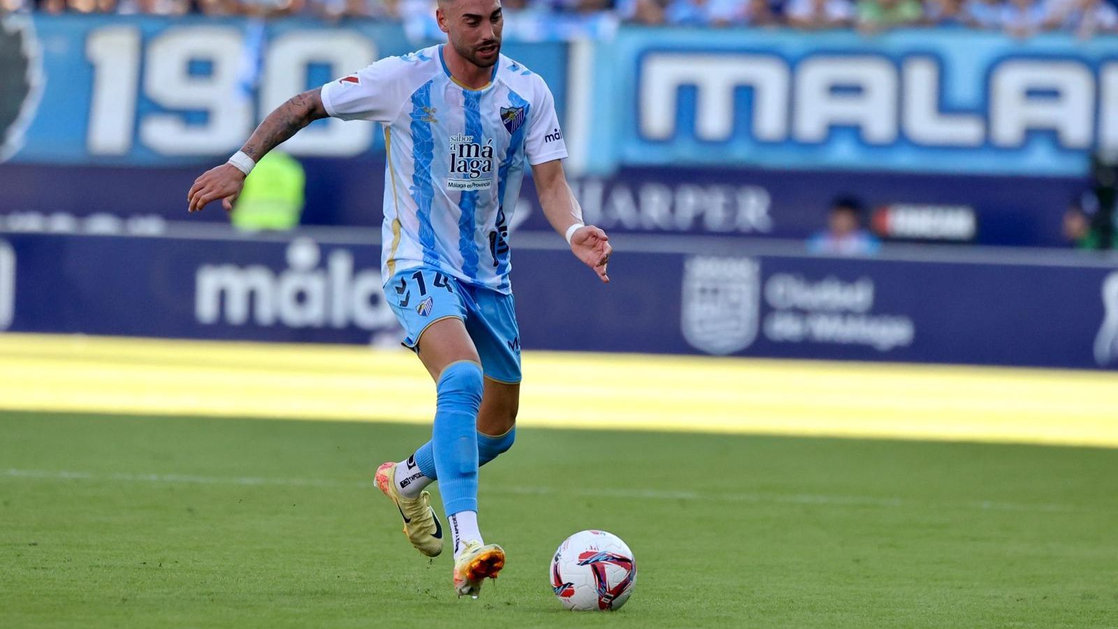 El Málaga CF-Real Oviedo, en fotos