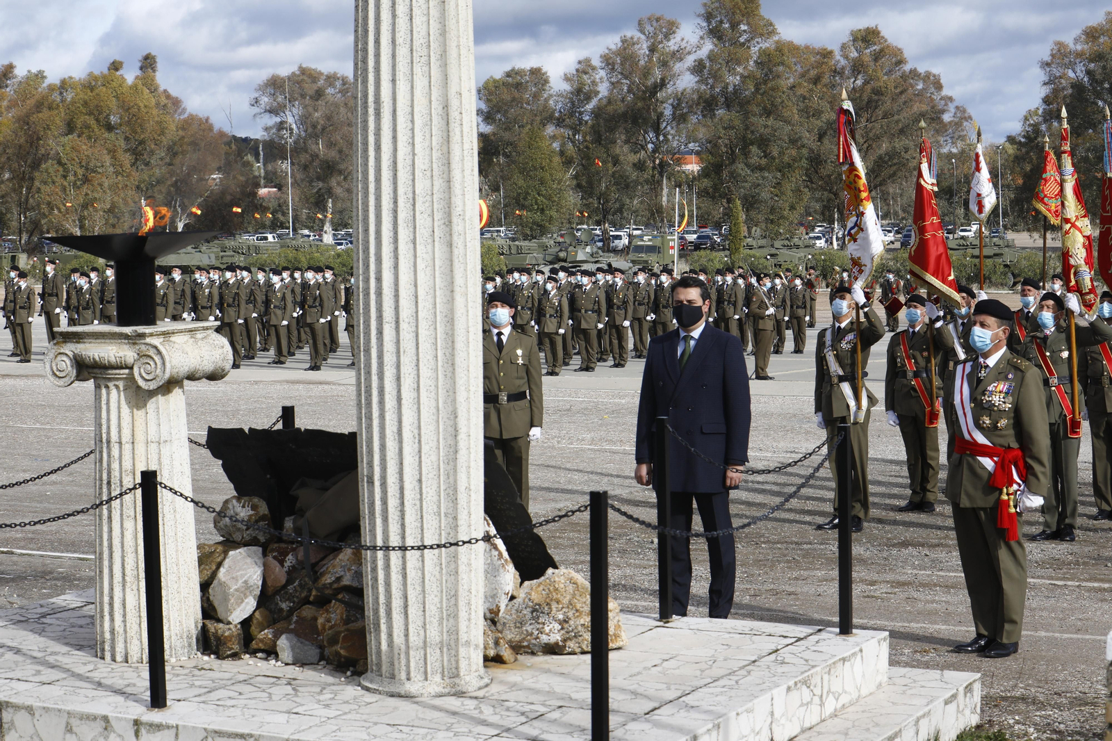 La Brigada X conmemora el día de la unidad y la festividad de la Inmaculada en Córdoba