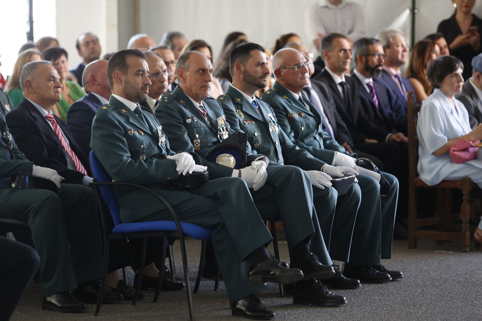 Imágenes del acto de celebración de la patrona de la Guardia Civil