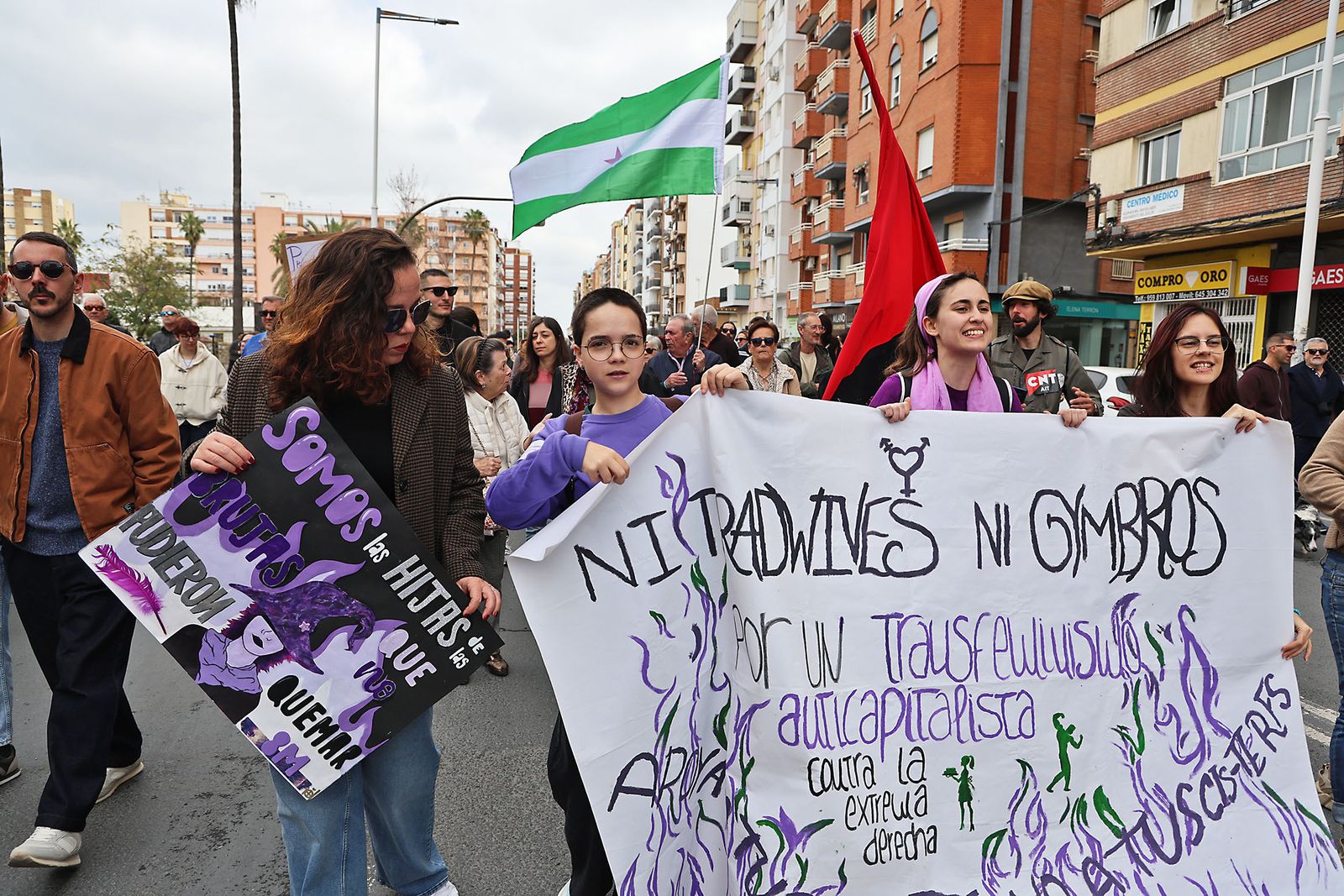 8M: Las fotografías de la manifestación del Día de la Mujer
