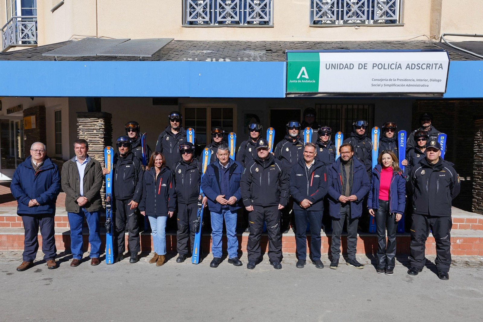 Imagen de la Unidad de Policía Adscrita de la Junta de Andalucía en Sierra Nevada