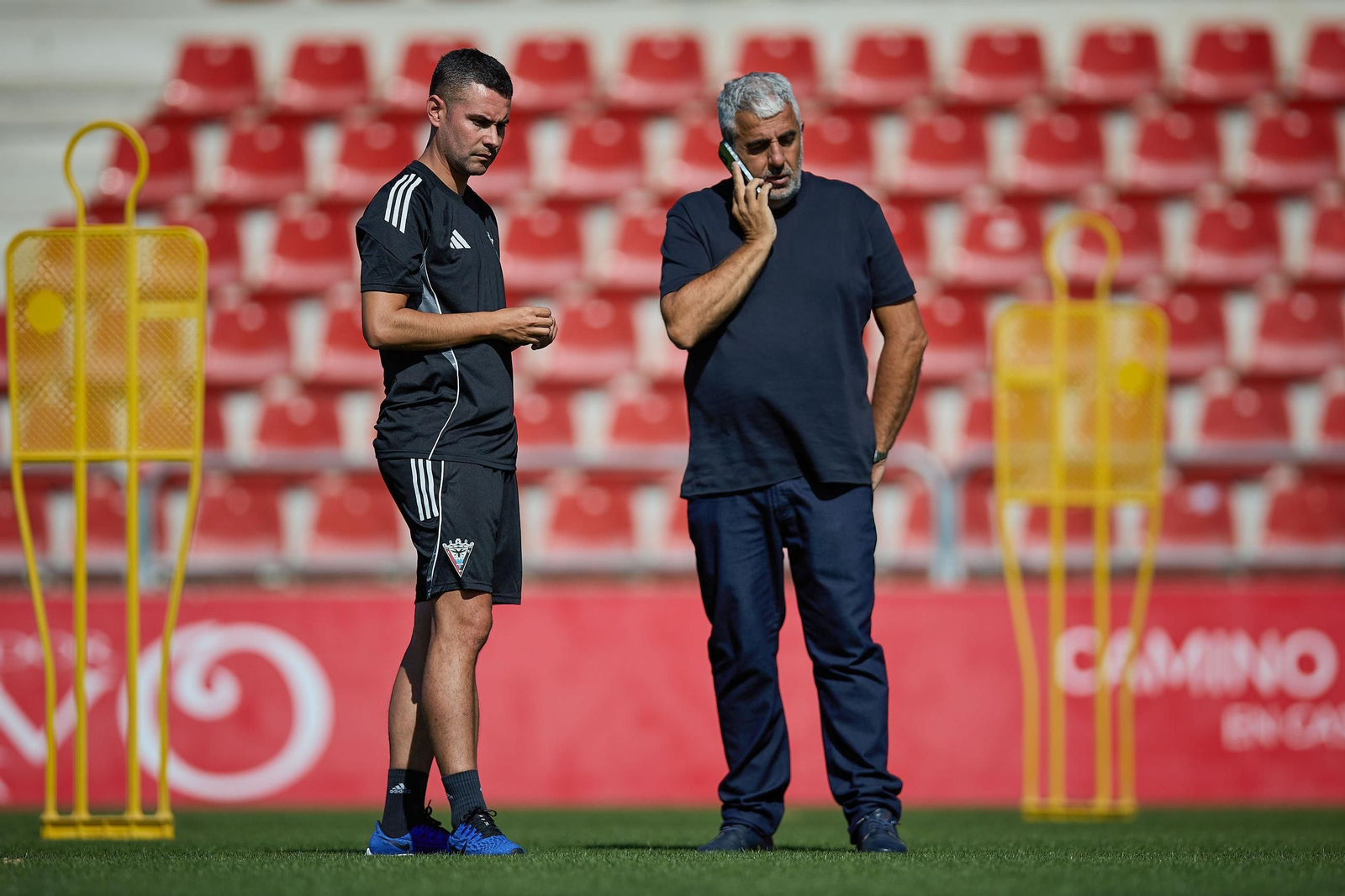 Fran Justo, a la izquierda.