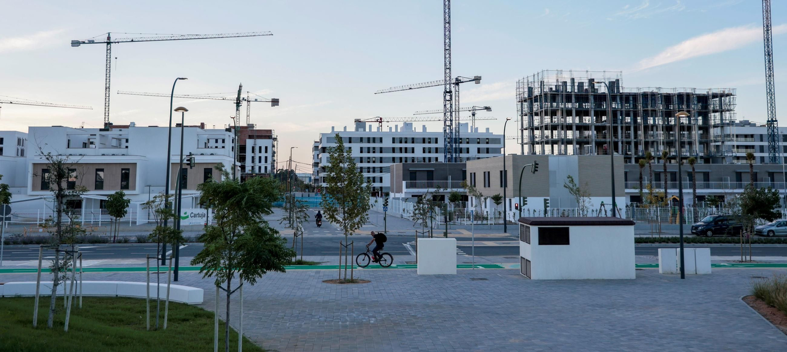 Así está quedando Isla Natura, el nuevo barrio de Sevilla junto a la Ciudad de la Justicia