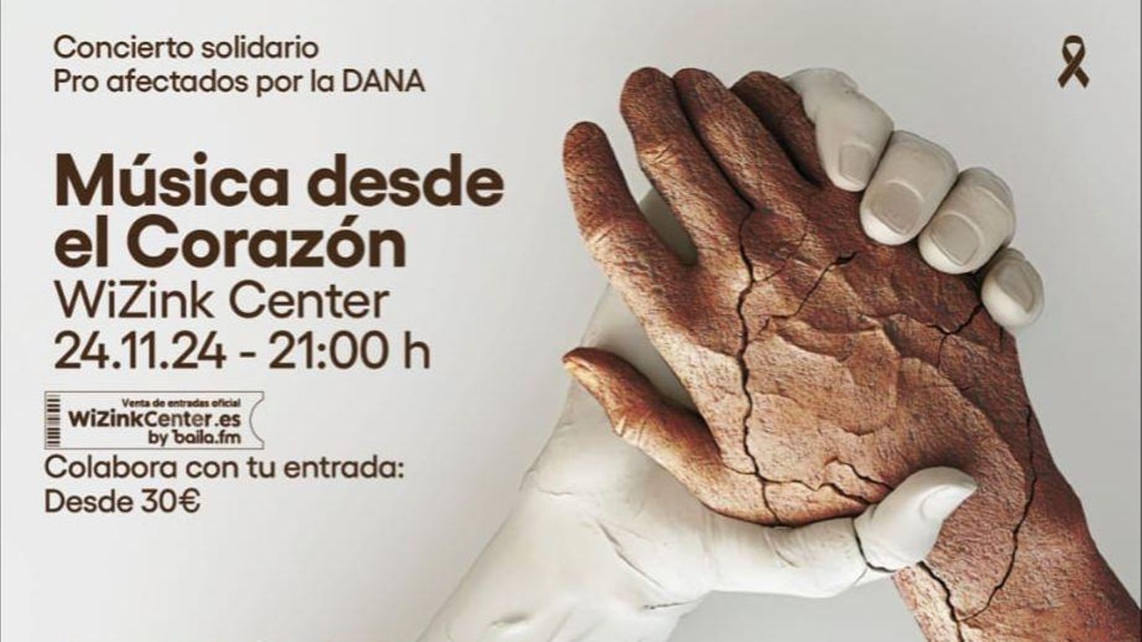 Cartel del concierto.