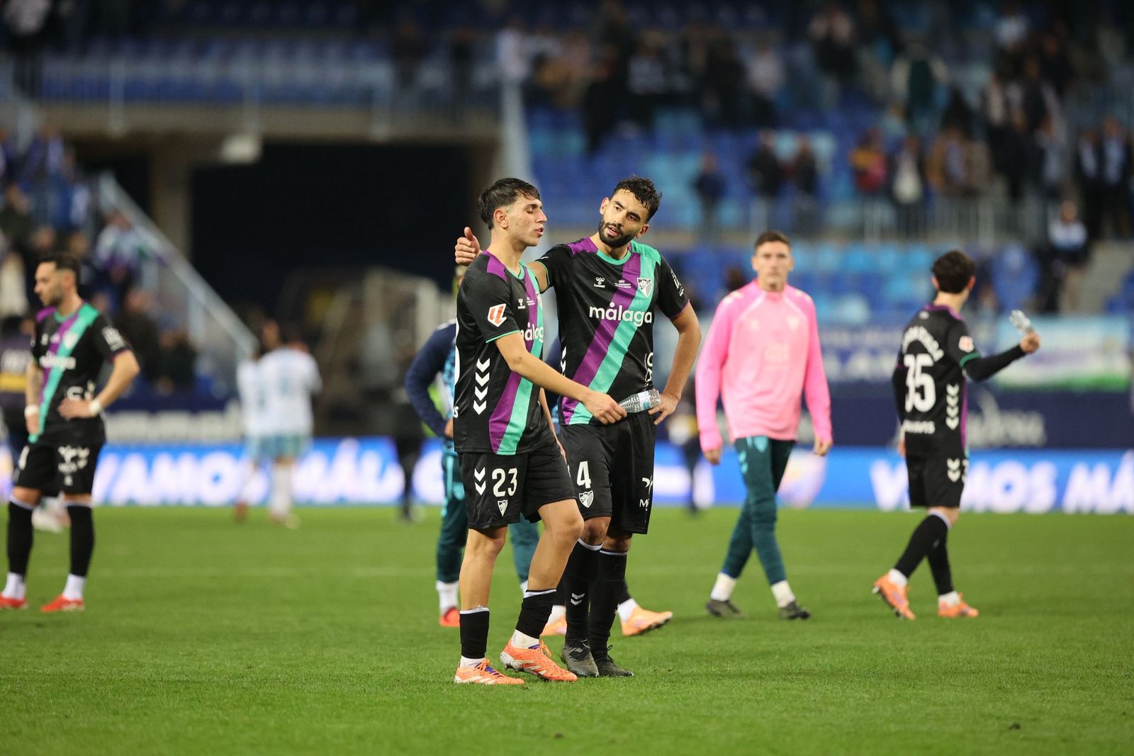 El Málaga CF-Real Zaragoza, en fotos