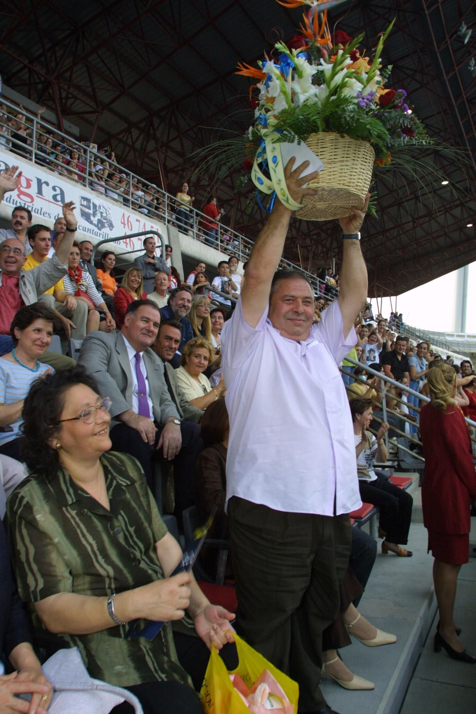 Los padres de Rosa, en el concierto de Los Cármenes.