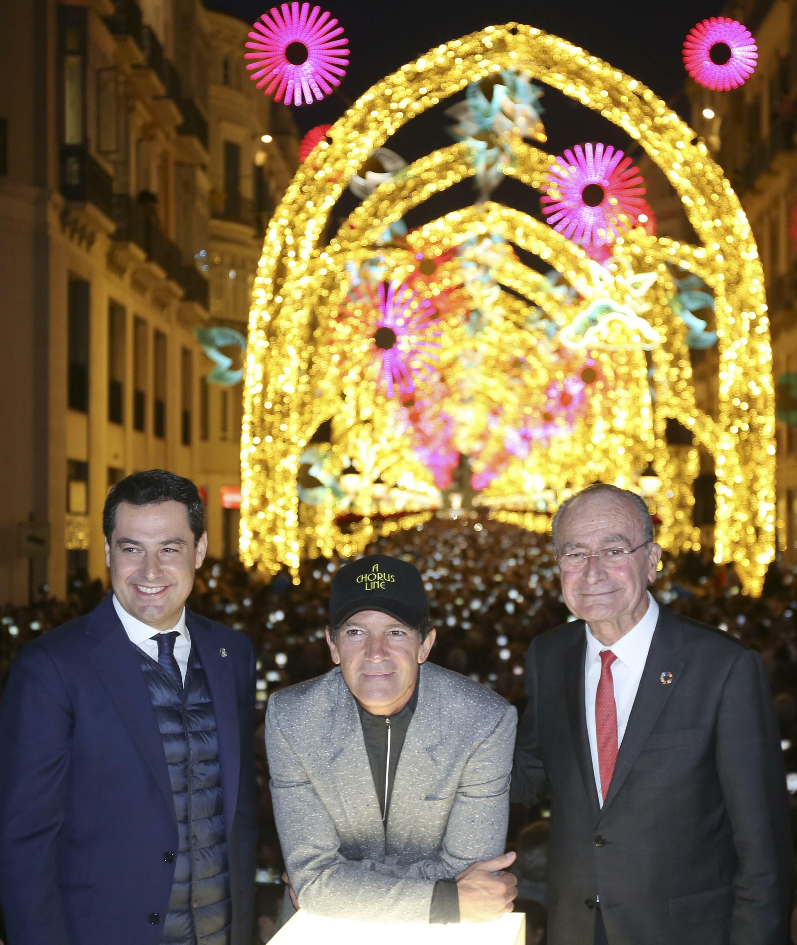 Las fotos de las luces de Navidad en Málaga Las fotos de las luces de Navidad en Málaga