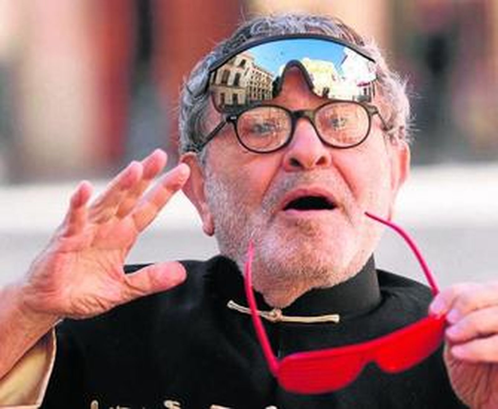 Fernando Arrabal en Málaga, donde recordó que a Beckett y él los unían el ajedrez y las matemáticas.