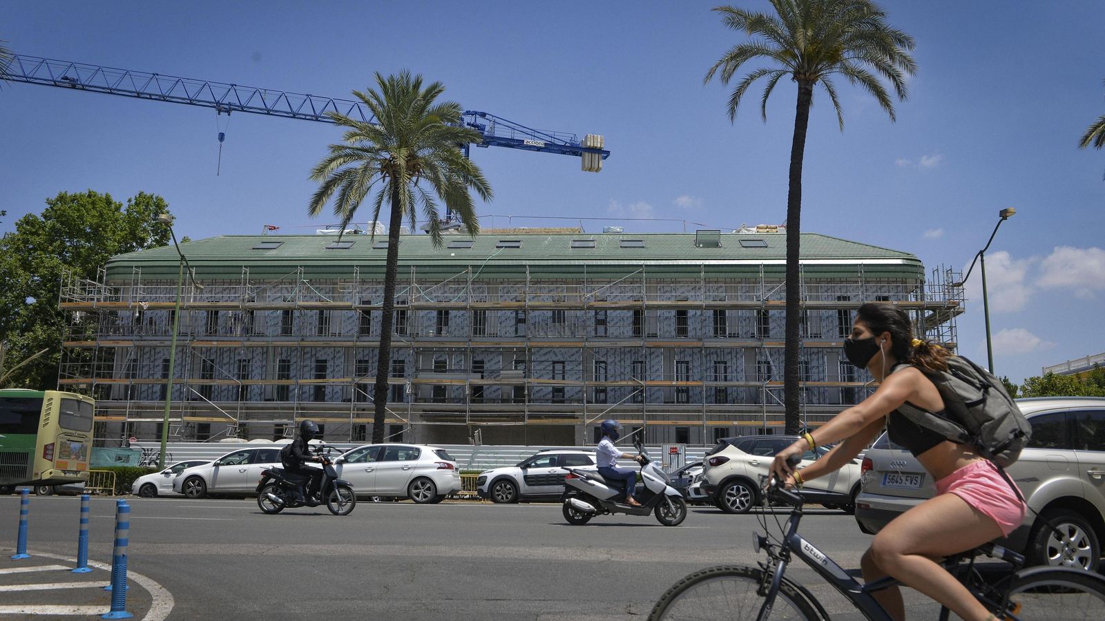 La residencia de estudiantes que se levanta en el número 17 de la Avenida de la Palmera