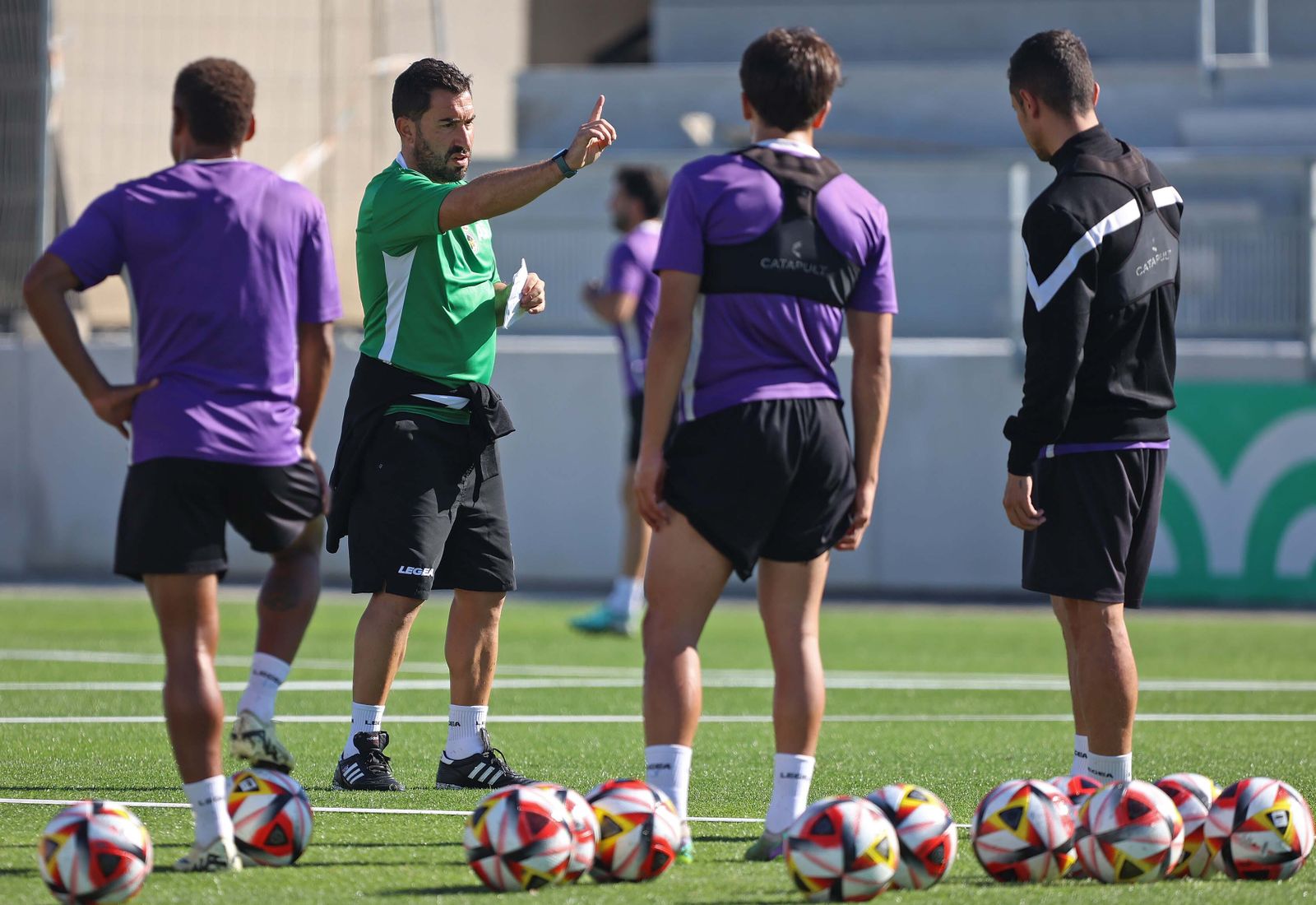 Fotos del entrenamiento de la Balona