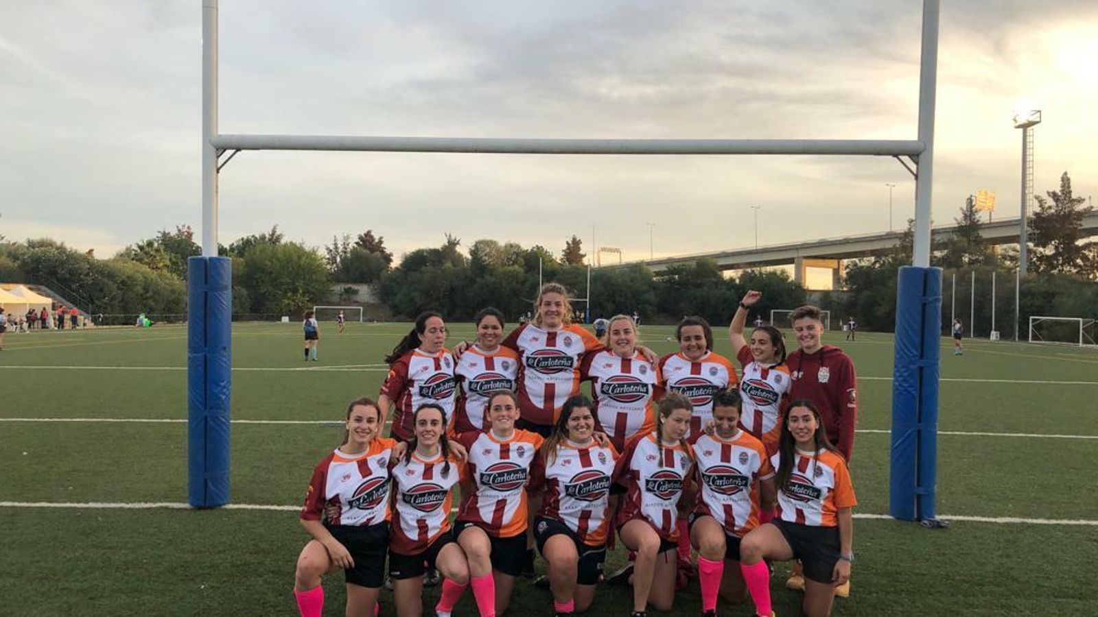 Equipo femenino de rugby 7 del Mezquita.