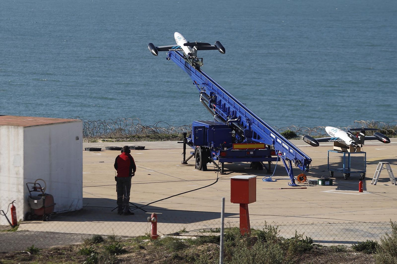 Imágenes del ensayo del demostrador Auto´Mate en el INTA, Huelva
