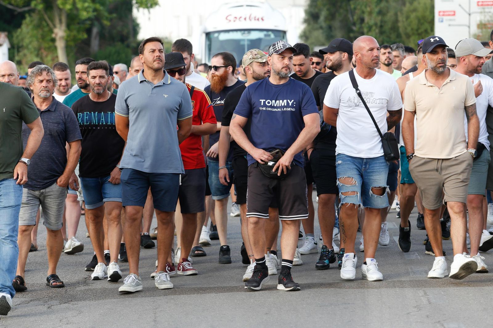 Fotos del segundo día de la huelga del metal en el Campo de Gibraltar