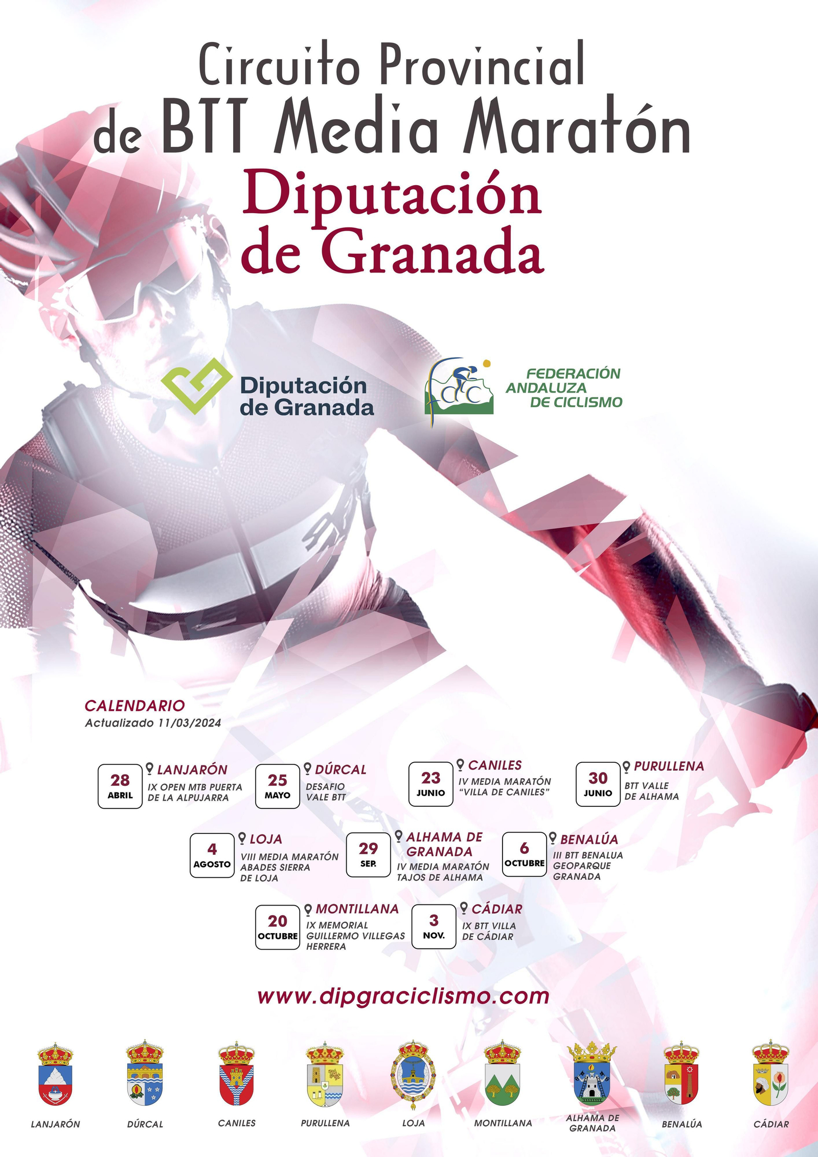 Cartel anunciador de la prueba