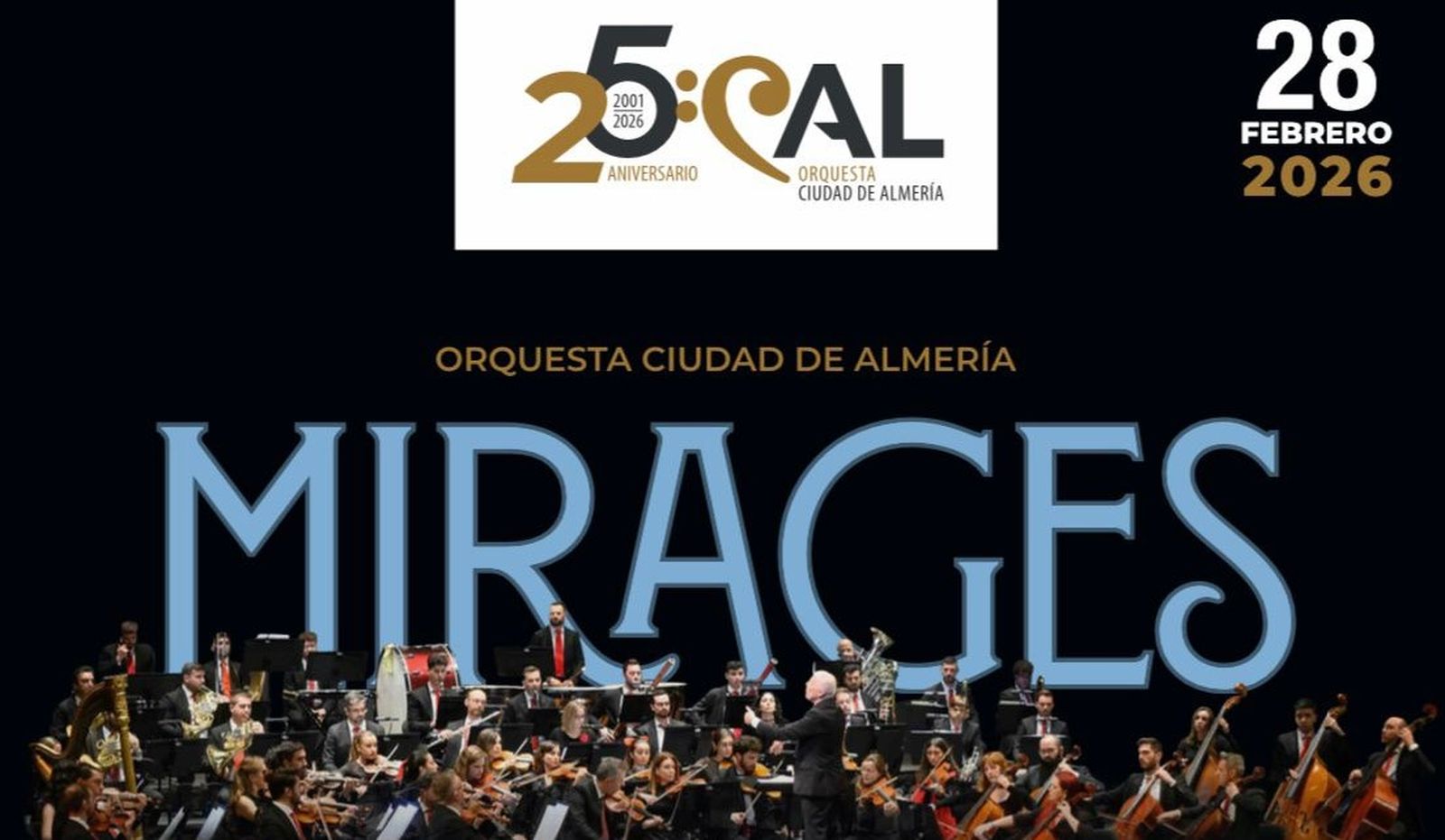 Cartel anunciador del concierto.