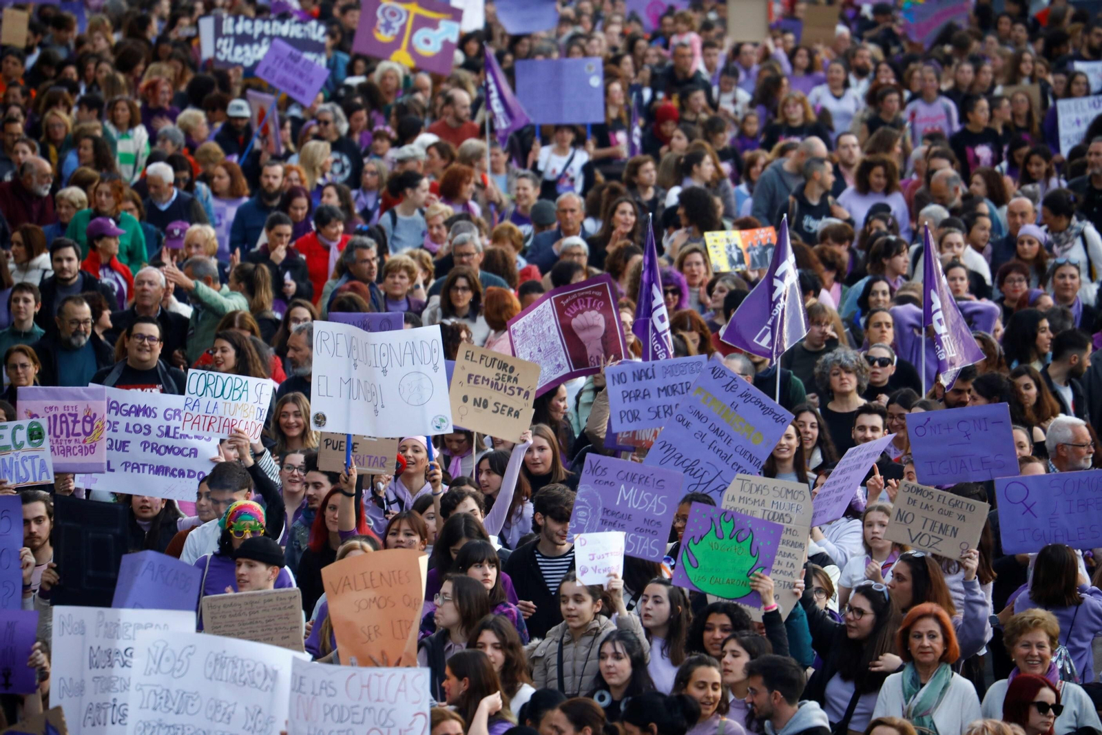 La manifestación del 8M en Córdoba, en imagenes