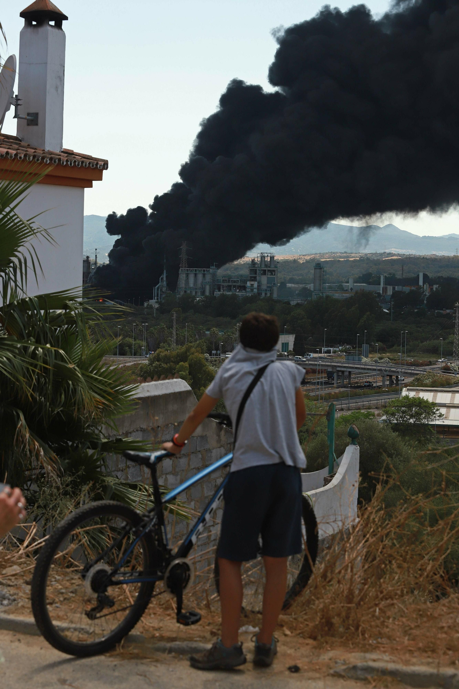 Incendio en la fábrica de Indorama