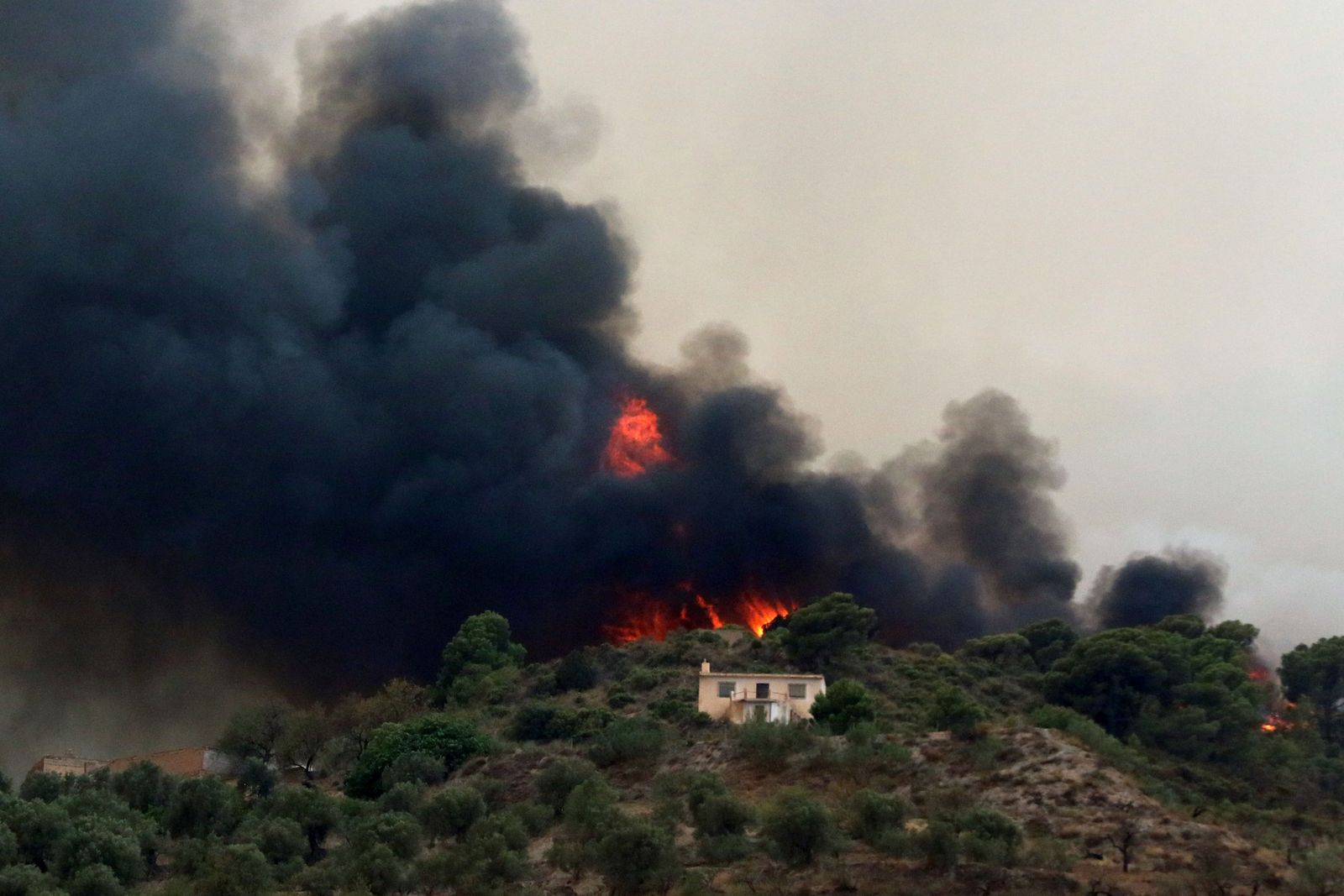 Restringen el uso de 14 kilómetros de la GR-3204 en Los Guájares a los vehículos del Infoca