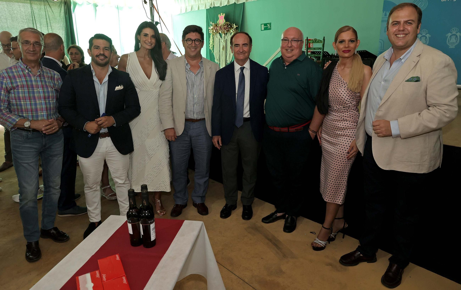 Fotos de la copa de autoridades en la caseta municipal de la Feria Real de Algeciras 2025