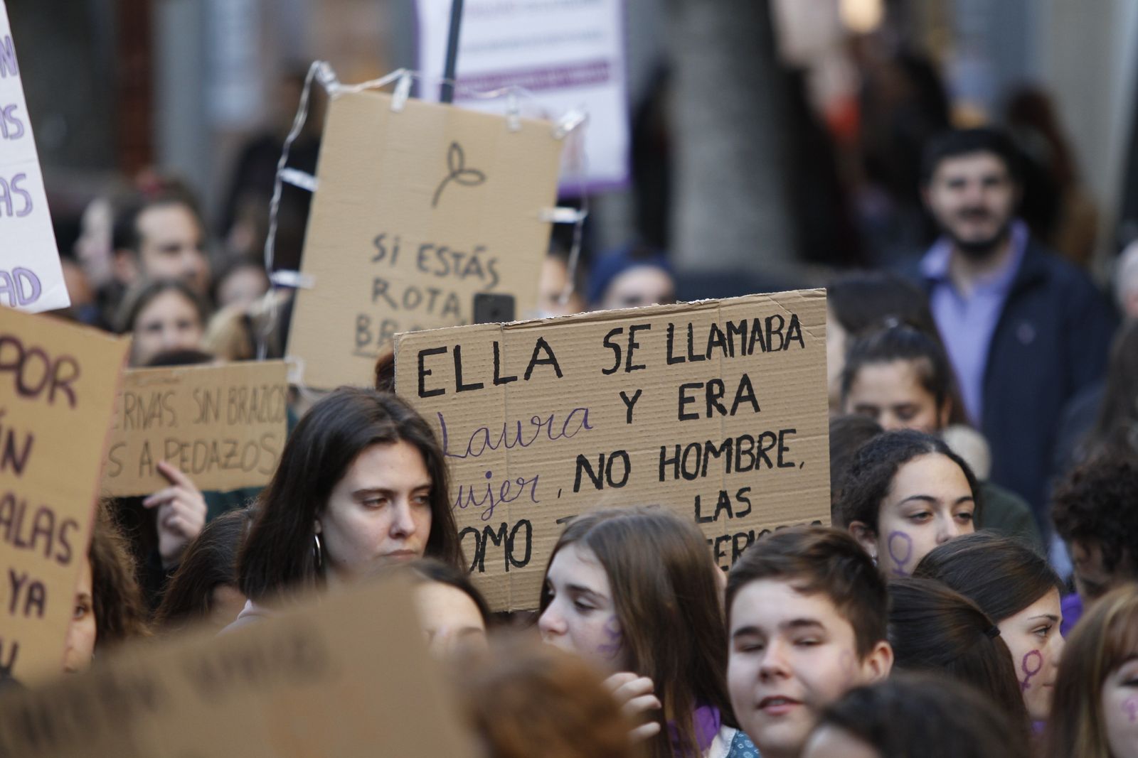 Fotogalería manifestación Día Internacional de la Mujer
