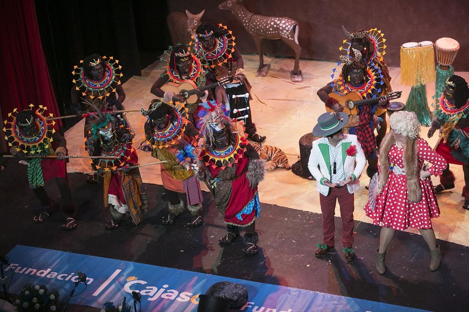 Imagen de la tercera semifinal del Carnaval Colombino