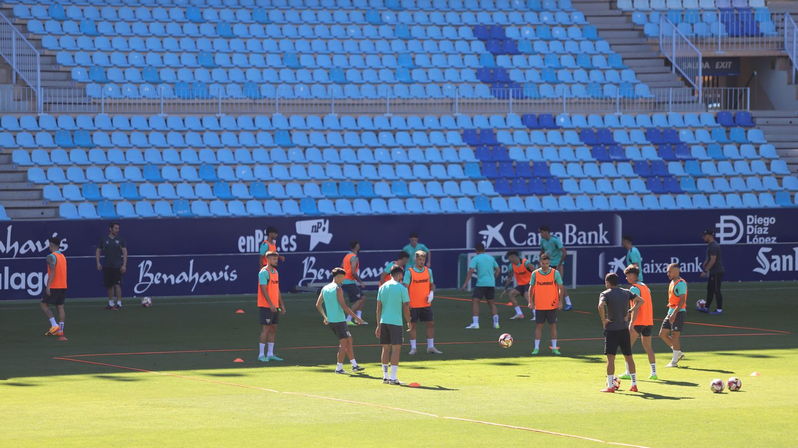 Las fotos del último entrenamiento del Málaga de la temporada