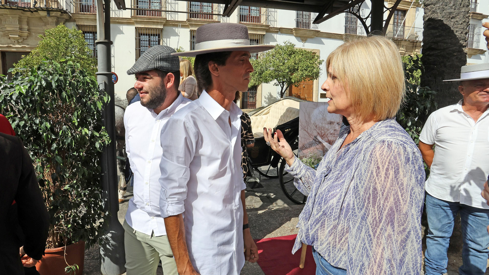 Homenaje al cochero Benito Fernández en Jerez