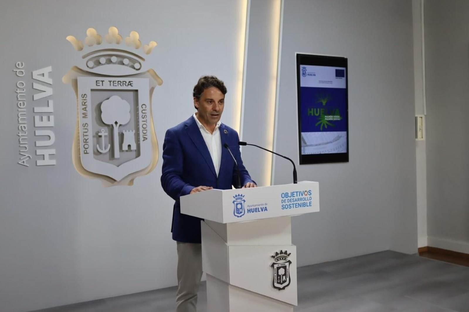 Jesús Manuel Bueno, concejal de Empleo del Ayuntamiento de Huelva.