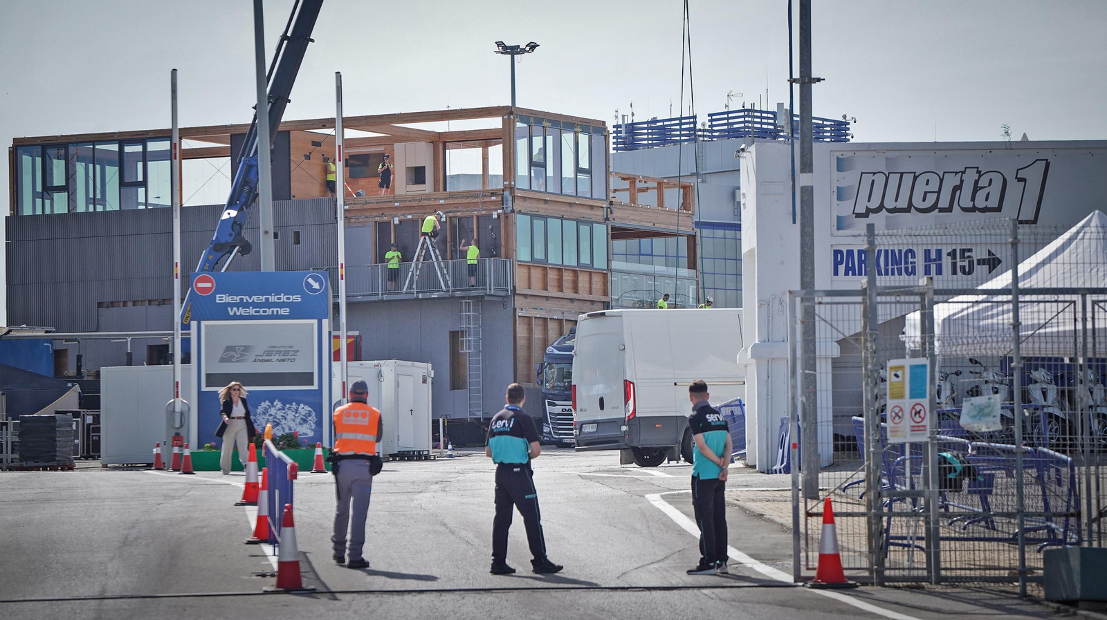 Imágenes de los preparativos para el Mundial Moto GP 2024