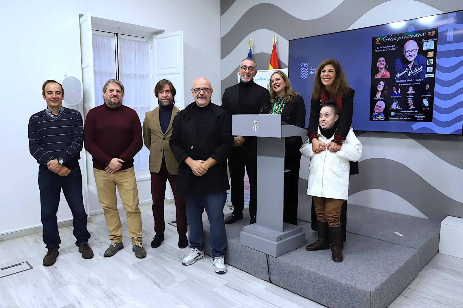 Presentación de la gala solidaria ‘Voces prestadas’ a beneficio de Uniper.