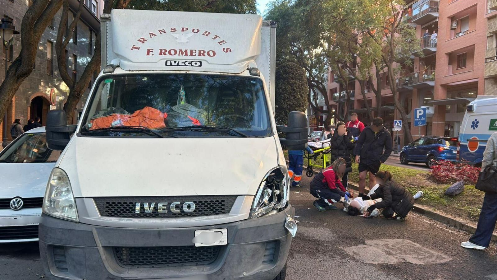 Atropello en Huelva este miércoles.