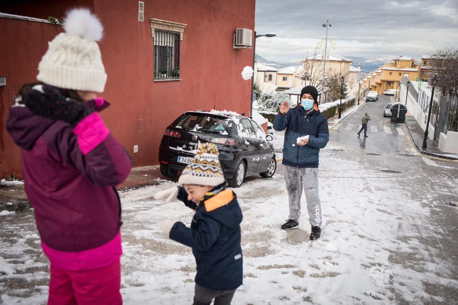 La nieve este 10 de enero en Guëvéjar