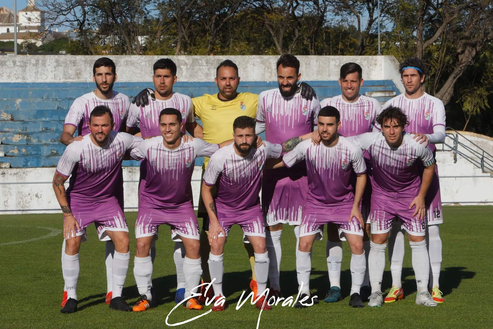 Formación presentada por el Puerto Real en Jerez.