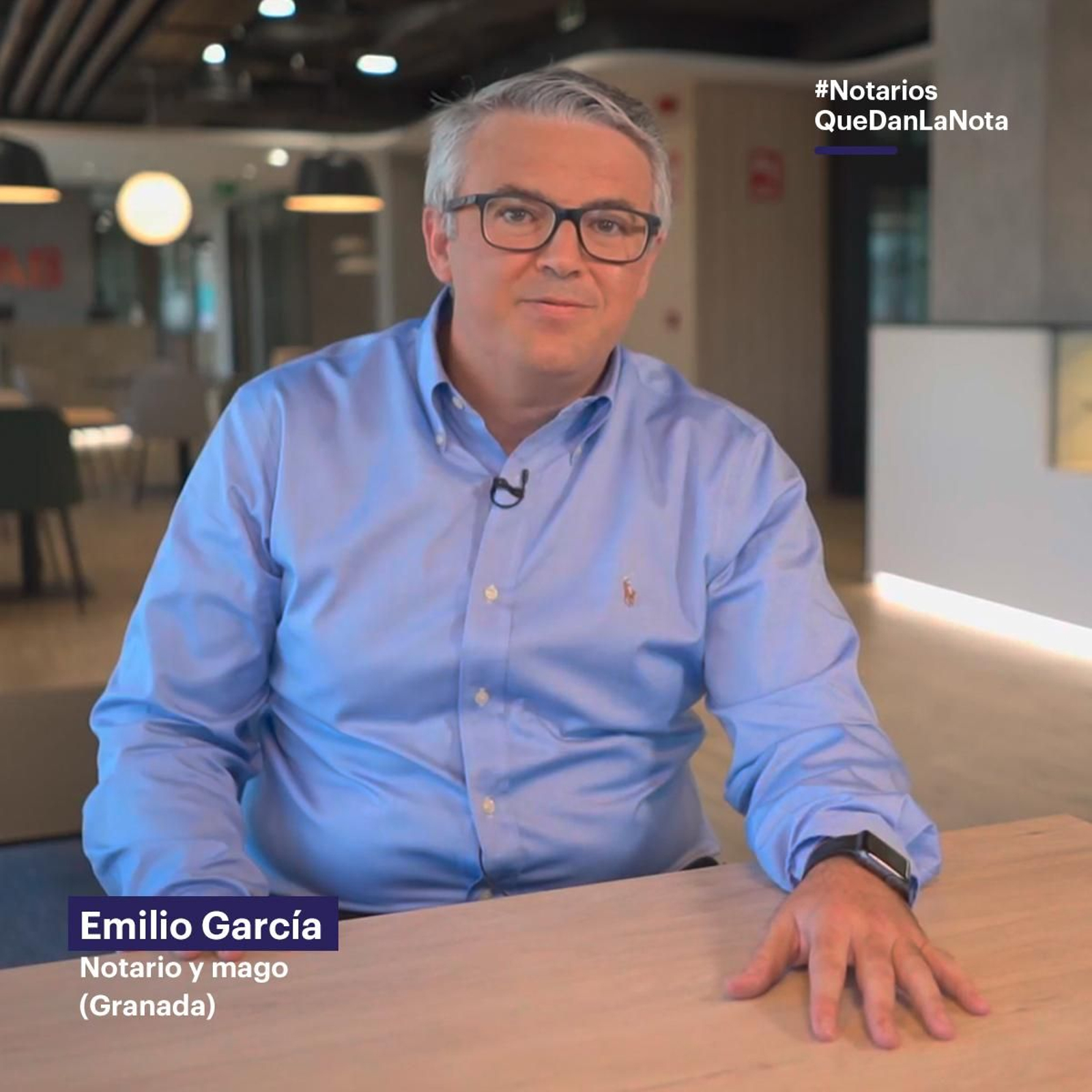 Emilio García Alemany, notario y mago en Granada.