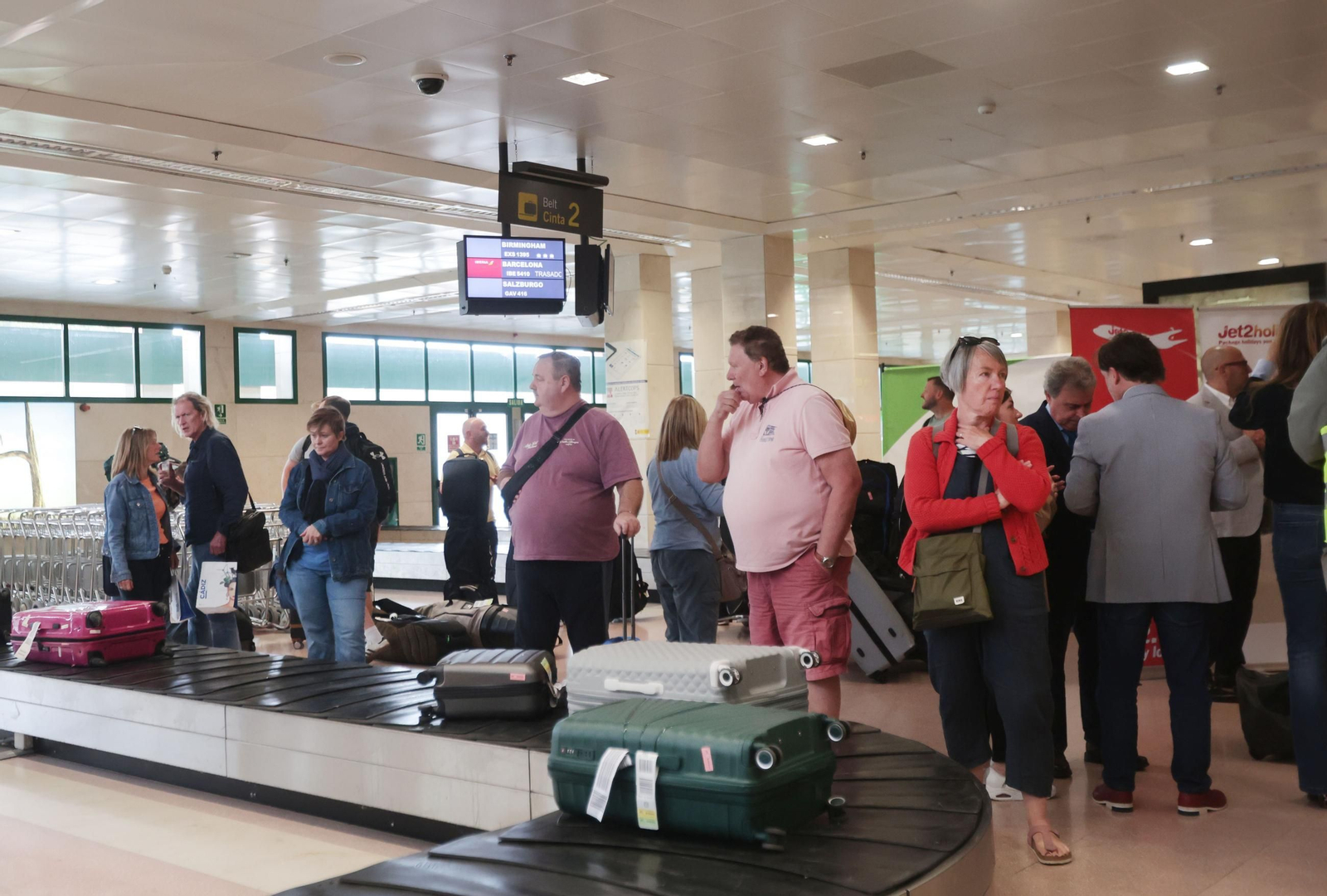 La llegada del primer vuelo de Jet2 al aeropuerto de Jerez en imágenes