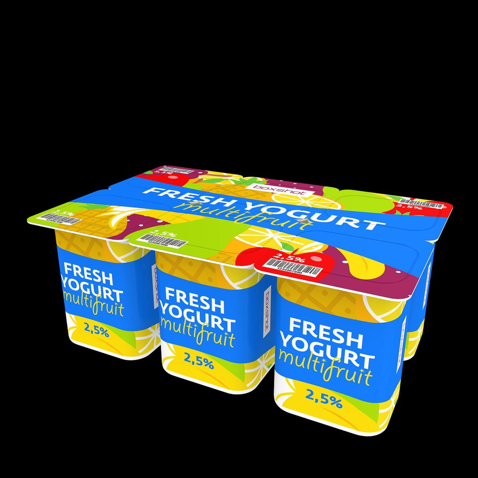 Pack de seis yogures