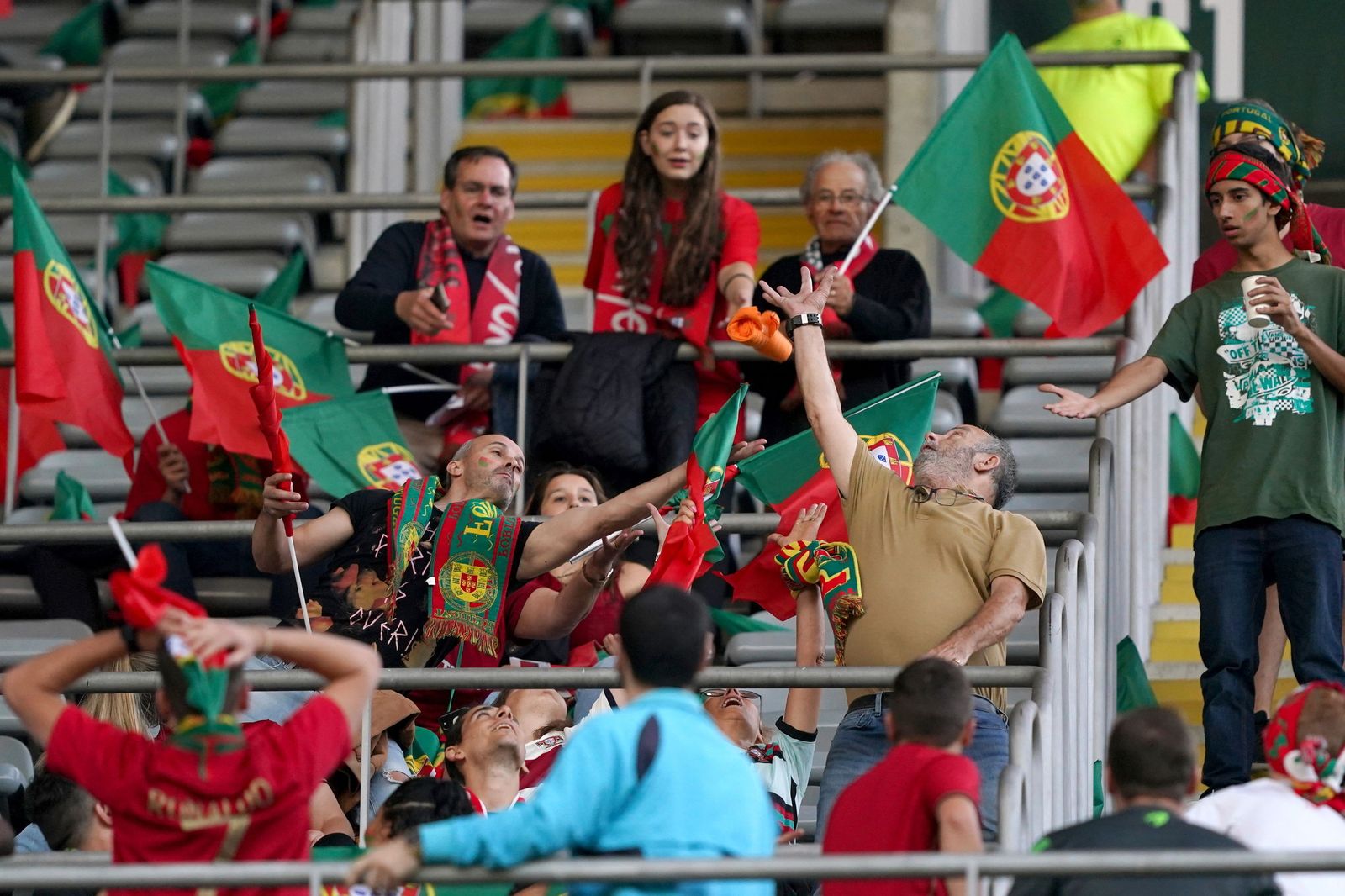 Las imágenes del triunfo de España en Portugal